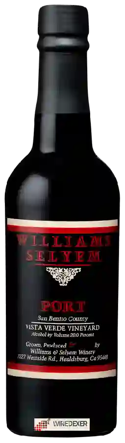 Winery Williams Selyem - Vista Verde Vineyard Port