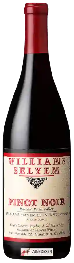 Winery Williams Selyem - Williams Selyem Estate Vineyard Pinot Noir
