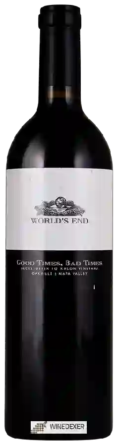 Winery World's End - Good Times, Bad Times Beckstoffer To Kalon Vineyard