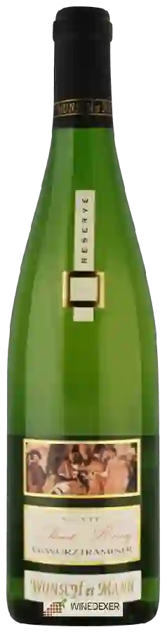 Winery Wunsch et Mann - Cuvée Saint Rémy Reserve Gewürztraminer