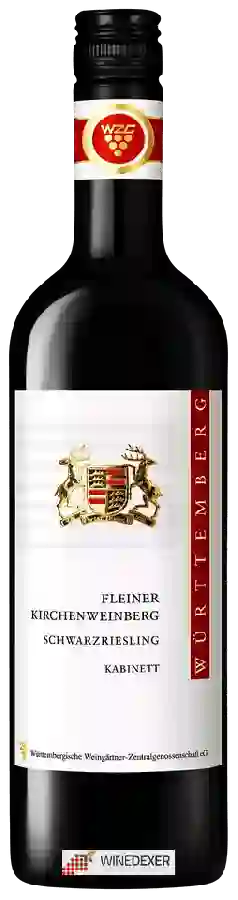 Winery Württembergische Weingärtner - Zentralgenossenschaft e. G. - Fleiner Kirchenweinberg Schwarzriesling Kabinett Winery Württembergische Weingärtner - Zentralgenossenschaft e. G. - Fleiner Kirchenweinberg Schwarzriesling Kabinett