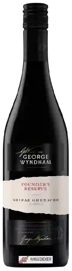 Winery Wyndham - George Wyndham Founder's Reserve Shiraz - Grenache Winery Wyndham - George Wyndham Founder's Reserve Shiraz - Grenache