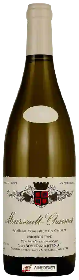 Winery Yves Boyer-Martenot - Meursault 1er Cru 'Charmes' Winery Yves Boyer-Martenot - Meursault 1er Cru 'Charmes'