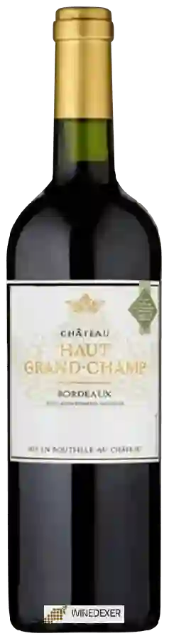 Winery Yvon Mau - Château Haut Grand-Champ Bordeaux