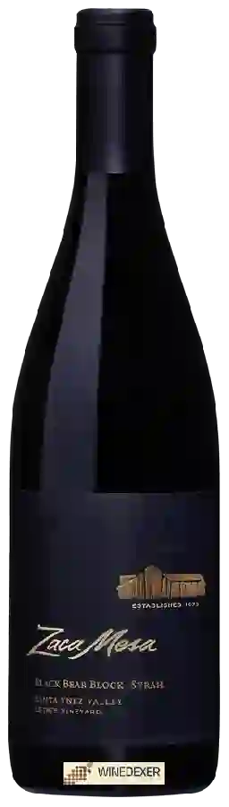 Winery Zaca Mesa - Black Bear Block Syrah Winery Zaca Mesa - Black Bear Block Syrah