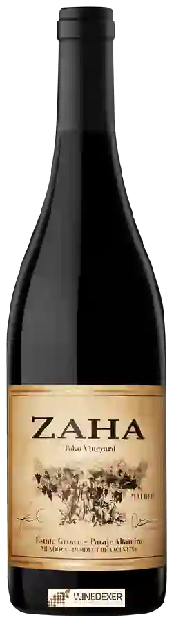 Winery Zaha - Toko Vineyard Malbec Winery Zaha - Toko Vineyard Malbec