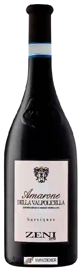 Winery Zeni - Amarone della Valpolicella Classico Barriques Winery Zeni - Amarone della Valpolicella Classico Barriques