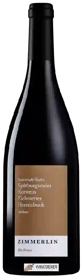 Winery Zimmerlin - Eichstetter Herrenbuck Spätburgunder Alte Reben Trocken